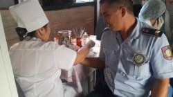 Қызылордалық полицейлер қан тапсырды