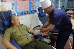 Қызылордалық өрт сөндірушілер қан тапсырды