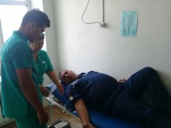 ЖАҢАҚОРҒАНДА АЗАМАТТЫҚ ҚОРҒАУ ҚЫЗМЕТКЕРЛЕРІ ҚАН ТАПСЫРДЫ